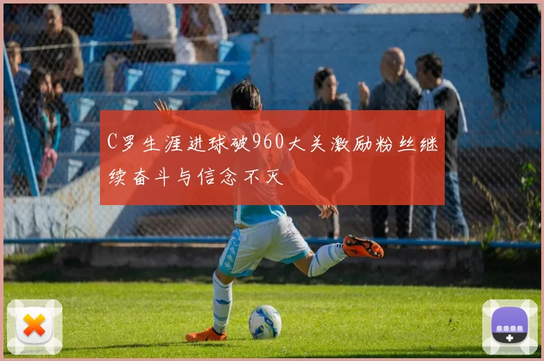 C罗生涯进球破960大关激励粉丝继续奋斗与信念不灭